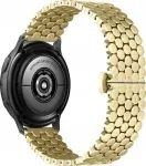Strap Watch 20mm Metal Honeycomb Gold