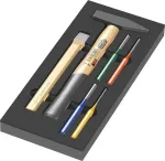 Wera 9782 foam insert hammer set 1, 6 pieces (black/gray, in foam inse