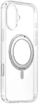 "SkyRing 360 Magnetic Case with Stand iPhone 16" Transparent
