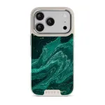 Emerald Pool - Elegant iPhone 17 Pro Case, Elite Light (MagSafe) / Silver