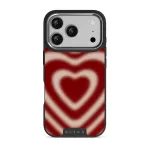 Sweet Affair - iPhone 17 Pro Case, Elite Dark (MagSafe) / Silver