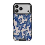 Butterfly Effect - iPhone 17 Pro Max Case, Elite Dark (MagSafe) / Silver