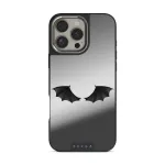 Wingspan - iPhone 16 Pro Max Case, Elite Mirror Dark (MagSafe) / Silver