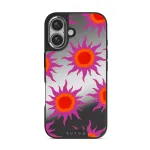 Sunset Glow - iPhone 16 Case, Elite Mirror Dark (MagSafe) / Silver