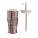 Girl Dinner - Travel Mug, 500 ml / Flap & Straw Set