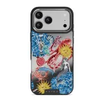 Aegean Affair - iPhone 17 Pro Max Case, Elite Mirror Dark (MagSafe) / Silver