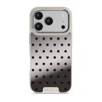 Red Velvet - iPhone 17 Pro Case, Elite Mirror Light (MagSafe) / Silver