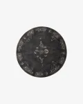 GRAND kootud vaip, D240 - tumehall/must