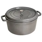 Cast iron pot round Staub - Graphite, 12.6 ltr