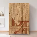 Riidekapp, Hanah Home, Atlandi m&auml;nd, 120 x 189 x 48, cm