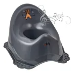 Potty with rubber & Music - MINIMAL - KONIK - GREY