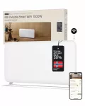 Mill WiFi Panel Heater | PA1500WIFI4A | Panel Heater | 1500 W | Suitable for rooms up to 22 m&sup2; | White | IPX4