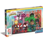 &bdquo;Clementoni&ldquo; 24-osest osast koosnev &bdquo;Maxi&ldquo; p&otilde;randapuzzle &bdquo;Spidey ja tema imelised s&otilde;brad&ldquo; 24249