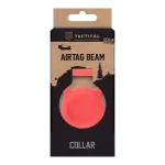 Tactical Airtag Beam Collar Tracking Device / red