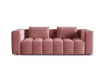 Velvet Sofa With Bed Function And Box, "Verona", 3 Seats, 252x98x85 Made in Europe