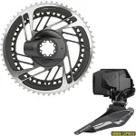 Galios matuoklis SRAM KIT DM5643T RED AXS D1 GREY (Includes Power Meter w Integrated Chainrings, Red AXS 2-Position Front Derailleur)