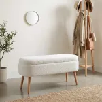 Tumba, Hanah Home, valge, 90 x 46 x 35