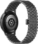 Strap Watch 22mm Metal Honeycomb Black