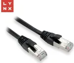 Lynx CS LYNX FTP &uuml;henduskaabel Cat5e PVC, CCA, 0,3 m, must (pakendis on 10 tk)