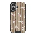 Late Again - iPhone 16 Case, Elite Dark (MagSafe) / Silver