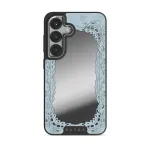 Looking Glass - Samsung Galaxy S25 Case, Elite Mirror Dark (Magnetic) / Silver