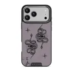 Gemini - iPhone 17 Pro Max Case, Elite Dark (MagSafe) / Silver / Purple
