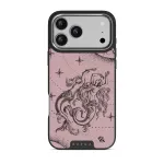Virgo - iPhone 17 Pro Max Case, Elite Dark (MagSafe) / Silver / Pink