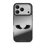 Wingspan - iPhone 17 Pro Case, Elite Mirror Dark (MagSafe) / Silver