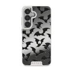 Midnight Visitor - Samsung Galaxy S25 Plus Case, Elite Mirror Light (Magnetic) / Silver