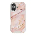 Morning Sunshine - Pastel Marble iPhone 16 Case, Elite Light (MagSafe) / Silver