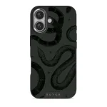 Poison - iPhone 16 Plus Case, Elite Dark (MagSafe) / Silver