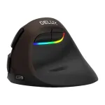 Ergonoomiline hiir &ndash; Delux M618 Mini Gold, USB / Bluetooth / 2,4 GHz, 4 DPI-taset, 1 000 mAh, kuldne
