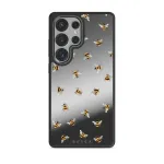 Honeycomb - Samsung Galaxy S25 Ultra Case, Elite Mirror Dark (Magnetic) / Gunmetal