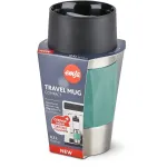 Emsa TRAVEL MUG Compact thermal mug (petrol/stainless steel, 0.3 liter