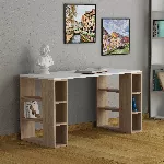 &Otilde;ppelaud, Hanah Home, valge Tamm, 140 x 75 x 60, cm