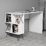 &Otilde;ppelaud, Hanah Home, valge Must, 120 x 78,8 x 60, cm