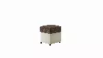 Pouf R1, pruun, kangas Sawana 16, pehme 33