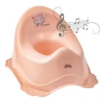 Potty with rubber & Music - MINIMAL - SLONIK - PEACH
