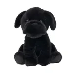 Plush toy - 14187 - BULDOG - BLACK - size 25cm