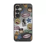 Open Late - Samsung Galaxy S25 Plus Case, Elite Mirror Dark (Magnetic) / Gold