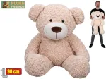 Plush toy - 903005 - TEADY BEAR - BEIGE - size 90 cm