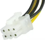 Adapterkaabel 2x4-pin 6-pin PCI-Express 0,25 m
