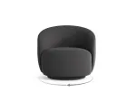 Swivel Armchair, "Savona", 1 Seat, 86x83x76.5 Made in Europe