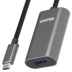 AKTIIVNE USB-C &ndash; USB-A PIKENDUSKAABEL, 5 m, U304A