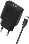25 W USB-C laadija + USB-C-kaabel, must