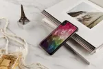 "SmartPhone case iPhone XS Max" Water flower black