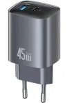 CC290 T66 45 W GaN 1xUSB-A 1xUSB-C Hall