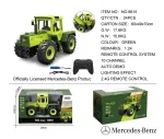 Tractor Green 1:24 with remote control Mercedes Benz