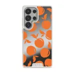 Peach Fuzz - Samsung Galaxy S25 Ultra Case, Elite Mirror Light (Magnetic) / Silver
