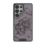 Virgo - Samsung Galaxy S25 Ultra Case, Elite Dark (Magnetic) / Silver / Purple